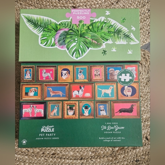 Pet Dogs & Botanical Jigsaw Puzzles - Picture 1 of 1